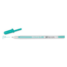 Sakura Gelly Roll Moonlight Pen - Green, Bold Point with cap off