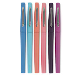 Paper Mate Flair Guard Pens - Tropical Colors, Set of 6 Pens out of the package