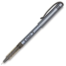Pilot V-Razor Point Marker Pens - Angled view of uncapped Black pen