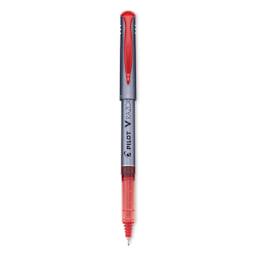 Pilot V-Razor Point Marker Pen - Red with cap off