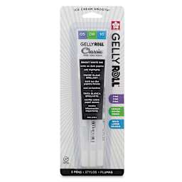 Sakura Gelly Roll Opaque White Pen - Set of 3 (front of package)