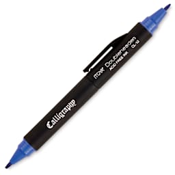 Itoya Doubleheader Calligraphy Marker - Blue