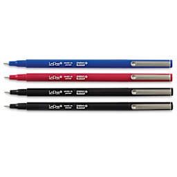 Marvy Uchida LePen Fine Line Marker Set  - Basic Colors, Set of 4, out of the packaging