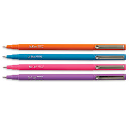 Marvy Uchida LePen Fine Line Marker Set  - Brilliant Colors, Set of 4, out of the packaging