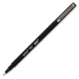 Marvy Uchida LePen Fine Line Marker - Black, cap off