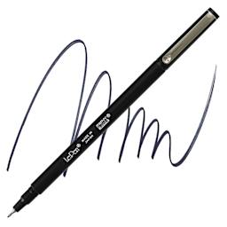 Marvy Uchida LePen Fine Line Marker - Black marker and swatch