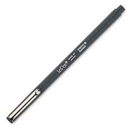 Marvy Uchida LePen Fine Line Marker - Dark Gray, cap on