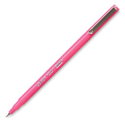 Marvy Uchida LePen Fine Line Marker - Pink, cap off