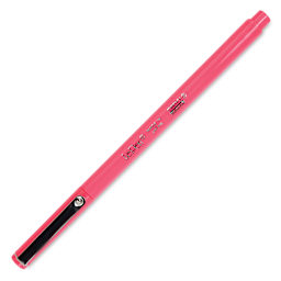 Marvy Uchida LePen Fine Line Marker - Fluorescent Pink, cap on