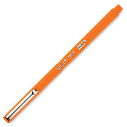 Marvy Uchida LePen Fine Line Marker - Orange with cap on