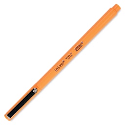 Marvy Uchida LePen Fine Line Marker - Fluorescent Orange, cap on