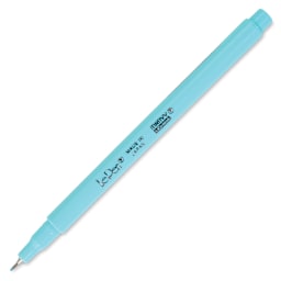 Marvy Uchida LePen Fine Line Marker - Pale Blue, cap off