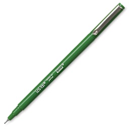 Marvy Uchida LePen Fine Line Marker - Olive Green, cap off
