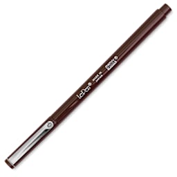 Marvy Uchida LePen Fine Line Marker - Brown with cap on