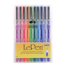 Le Pen Pen Set 10-Pen Bright Colors Set
