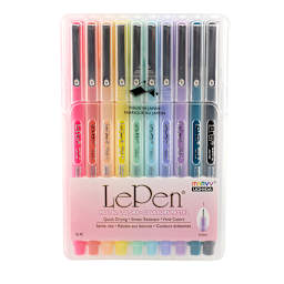Le Pen Pen Set 10-Pen Pastel Colors Set