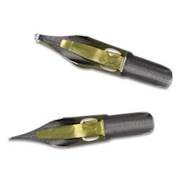 Speedball Broad Edge A-Series Square Calligraphy Nibs - A4 and A5, view of the bottom of the nib