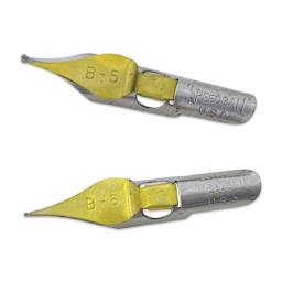 Speedball Broad Edge B-Series Round Calligraphy Nibs - B5 and B6, out of the packaging
