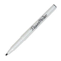 Speedball Elegant Writer Calligraphy Marker - 2.5 mm, Black, single marker with cap off