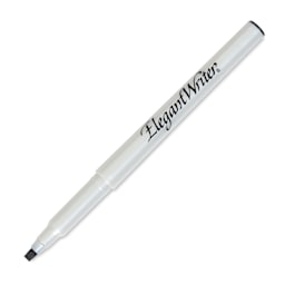Speedball Elegant Writer Calligraphy Marker - 3.0 mm, Black, single marker with cap off