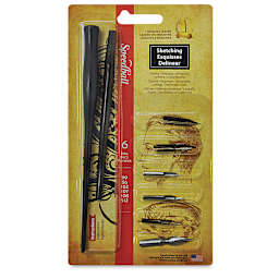 Speedball Sketching Project Set - Front of package showing Nibs and Holders