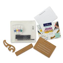 Faber-Castell Modern Calligraphy Set, contents laid out