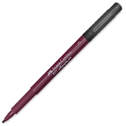 Faber-Castell Pitt Calligraphy Pens - Angled view of Magenta Pen uncapped