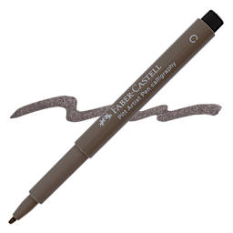 Faber-Castell Pitt Calligraphy Pen - Walnut Brown pen and swatch