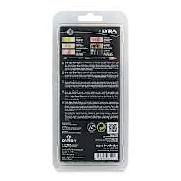 Lyra Aqua Brush Duo Markers - Skin Colors, Set of 6 (back of package)