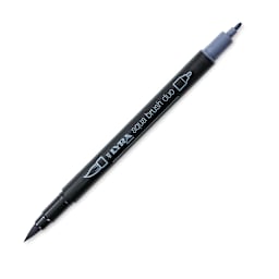 Lyra Aqua Brush Duo Marker - Cold Grey Deep 098 (with caps off)