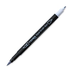 Lyra Aqua Brush Duo Marker - Neutral Grey Light 100 (with caps off)