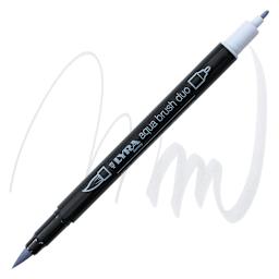 Lyra Aqua Brush Duo Marker - Neutral Grey Light 100 marker and swatch