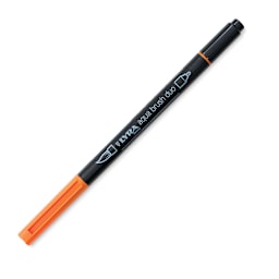 Lyra Aqua Brush Duo Marker - Permanent Orange 012