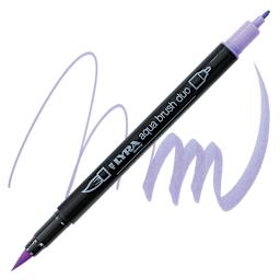Lyra Aqua Brush Duo Marker - Light Violet 039 marker and swatch