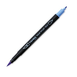 Lyra Aqua Brush Duo Marker - Smalt Blue 046 (with caps off)