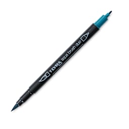 Lyra Aqua Brush Duo Marker - Cobalt Blue Greenish 052