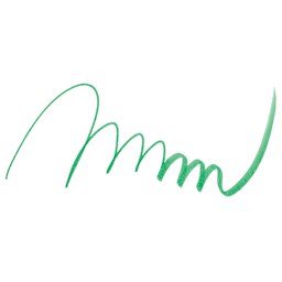 Lyra Aqua Brush Duo Marker - Brilliant Green swatch