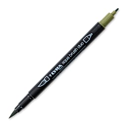 Lyra Aqua Brush Duo Marker - Chrome Green 068