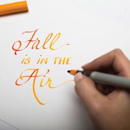 Pilot Parallel Calligraphy Pen, in hand 