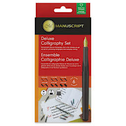 Manuscript Calligraphy Fountain Pen - Deluxe Set, front of the packaging