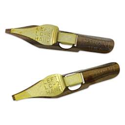 Speedball Broad Edge C-Series Flat Calligraphy Nibs - LC3 and LC4, out of the packaging