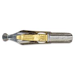 Speedball Broad Edge B-Series Round Calligraphy Nib - B1/2, view of the bottom of the 