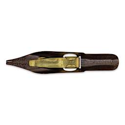 Speedball Broad Edge C-Series Flat Calligraphy Nib - LC4, Left-Handed, bottom view of the nib