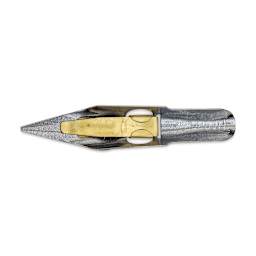 Speedball Broad Edge C-Series Flat Calligraphy Nib - C5, bottom view of the nib