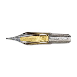 Speedball Broad Edge B-Series Round Calligraphy Nib - B5-1/2, view of the bottom of the nib