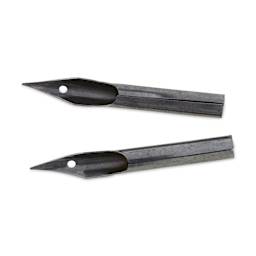 Speedball Hunt Crowquill Pen Nibs - #107 Hawk Quill, Pkg of 2, shown underneath