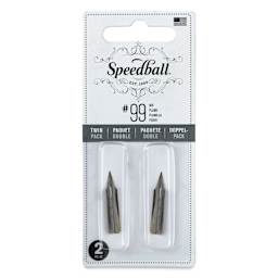 Speedball Hunt Drawing Dip Pen - #99, Pkg of 2 Nibs, front of the packaging