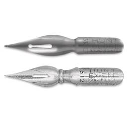 Speedball Hunt Bowl Pointed Dip Pen Nibs, #512 and #513EF
