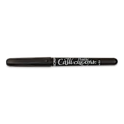 Manuscript CalliCreative Italic Marker - Black, 2.5 mm, Medium Point with cap on