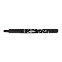 Manuscript CalliCreative Italic Marker - Black, 3.6 mm, Broad Point with cap off